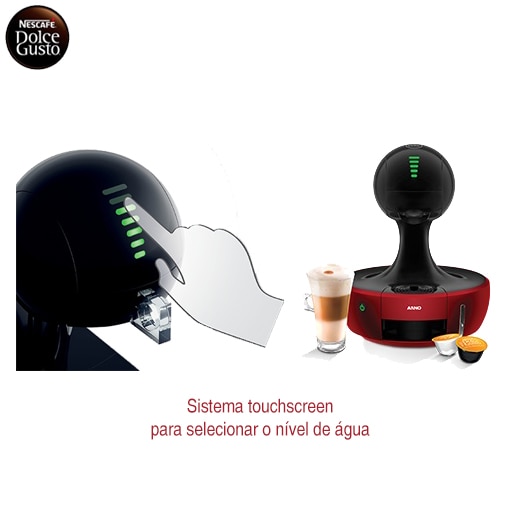 Cafeteira Arno Dolce Gusto Drop PJ350554 Vermelha café cremoso cappuccino chocolate quente