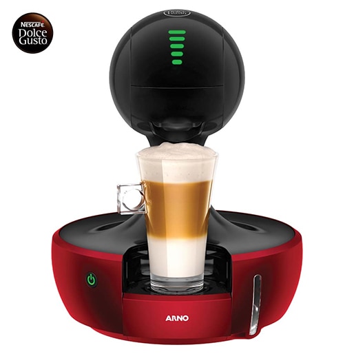 Cafeteira Arno Dolce Gusto Drop PJ350554 - Vermelha café cafézinho barista cappuccino