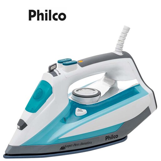 Ferro Vapor Philco Super Pass Duraliss frisos eletroportáteis