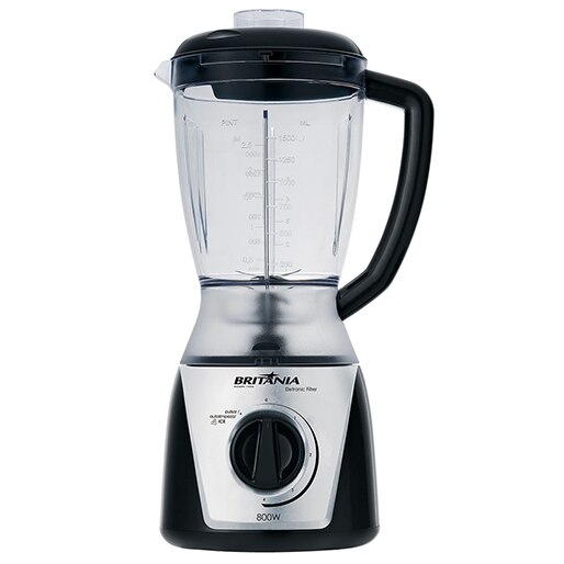 Liquidificador Britânia Eletronic Filter Função autolimpeza e pulsar