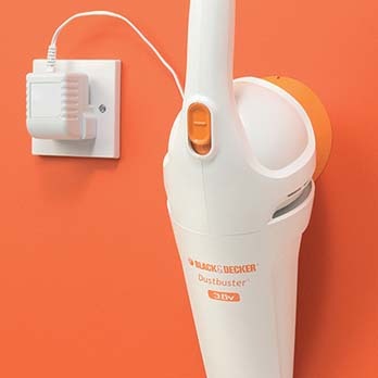 Aspirador de Pó Black&Decker Portátil NV3600 suporte parede