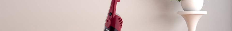 Aspirador Pó Philco PH Rapid 1000 N 1000W Potência Vermelho 2 em 1 