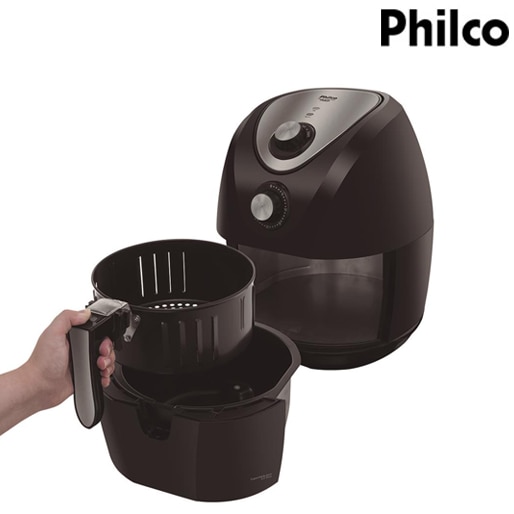 Fritadeira Air Fry Saúde Philco resistente moderno cozinha