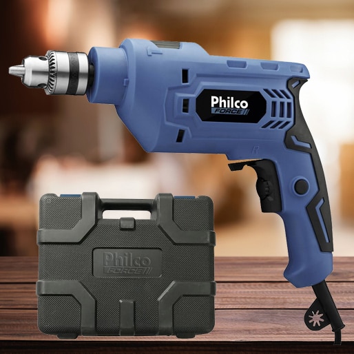 Furadeira de Impacto Philco Force PFU01M guia profundidade