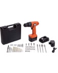 A furadeira da Black and Decker pesa 2,9 quilos