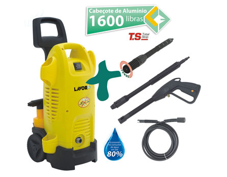 Lavadora de Alta Pressão Lavor Turbo Power - Limpeza rápida e eficiente