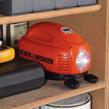 mini compressor automotivo Black&Decker ASI200 LA design