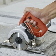 serra mármore Black Decker TC1200 uso