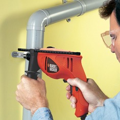 Furadeira de Impacto 1/2 polegada Black&Decker HD500 guia profundidade