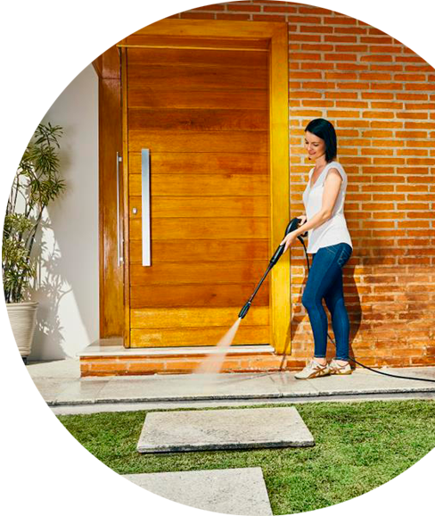 Lavadora Karcher K 2.500 tubeira Vario Power controle pressão