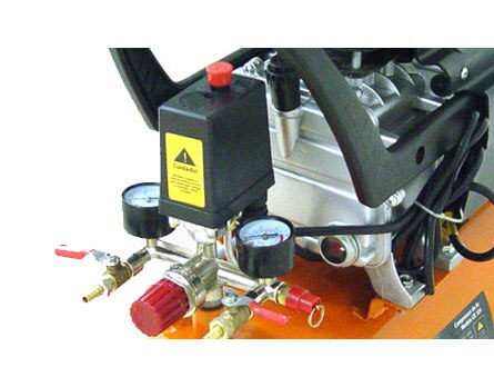 Compressor leve e compacto - Equipamento pode ser usado na limpeza de peças, em pinturas e até no enchimento de pneus
