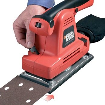 Lixadeira de Acabamento Black & Decker SS1000 encaixe lixa