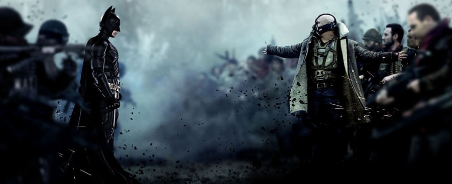 Batalha batman cavaleiro trevas bane