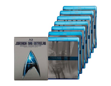 Blu-Ray - Box Jornada nas Estrelas: Original Motion Picture Collection - Os seis primeiros filmes, agora com qualidade superior de imagem e som