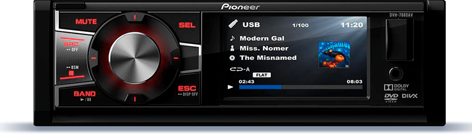 DVD Player Automotivo Pioneer DVH7880AV