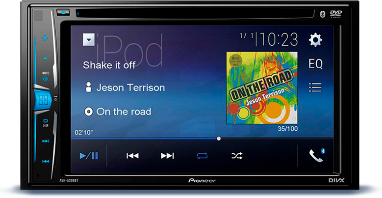 DVD Player automotivo Pioneer equalizador 13 bandas