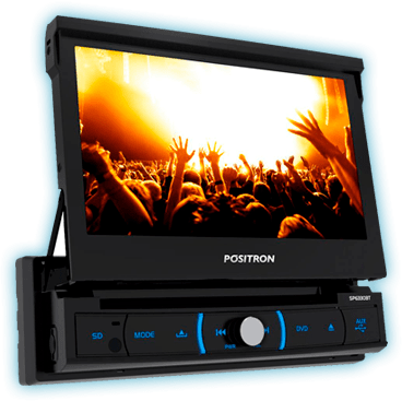 DVD Player Automotivo Pósitron SP6330BT Tela 7 polegadas