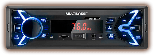 Som Automotivo Pop Multilaser P3336