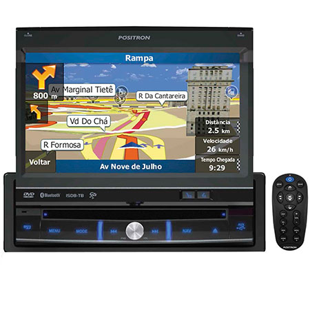 DVD Player Automotivo Pósitron SP6900 NAV controle