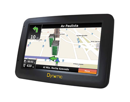 Navegador GPS Dynamic G49 - Traça as melhores rotas para você dirigir com tranquilidade