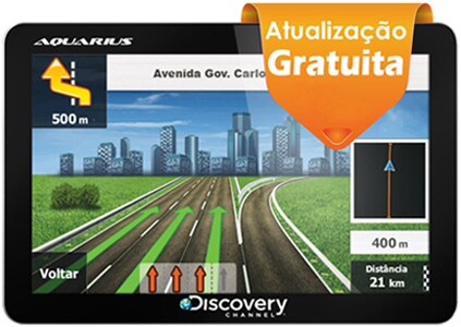 Navegue com o GPS Aquarius Discovery 4.3' Slim MTC2420