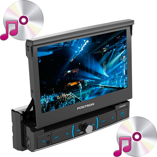 DVD Automotivo Pósitron cd dvd pen drive