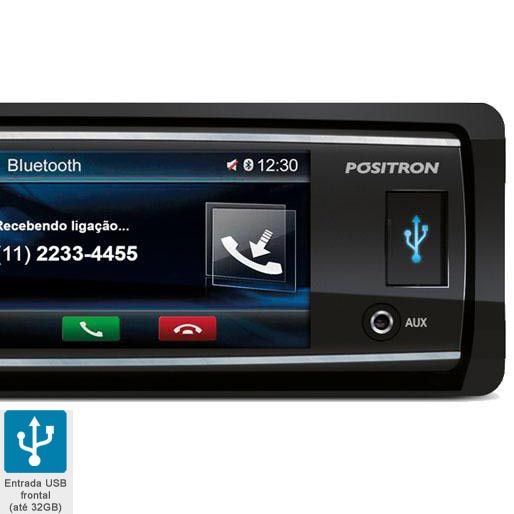 DVD Player Automotivo SP4330BT Conexões Entradas