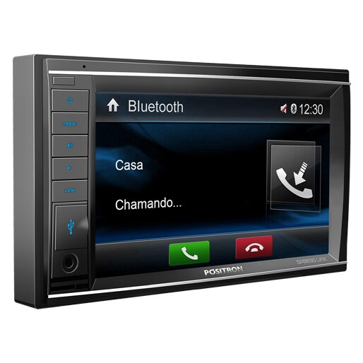 som automotivo positron tv digital tela 6,2
