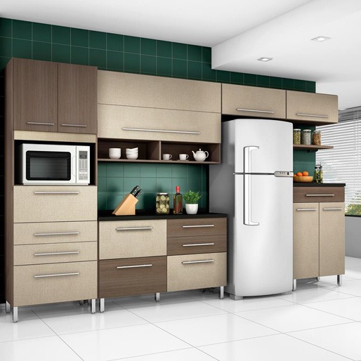 Cozinha Bartira Glamour 8 Portas