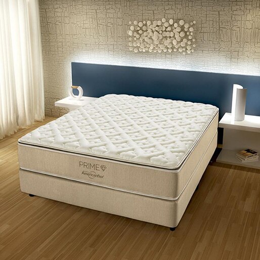 cama box colchão casal american flex prime