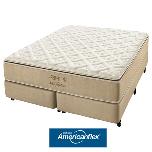 cama box queen colchao americanflex prime antialergico