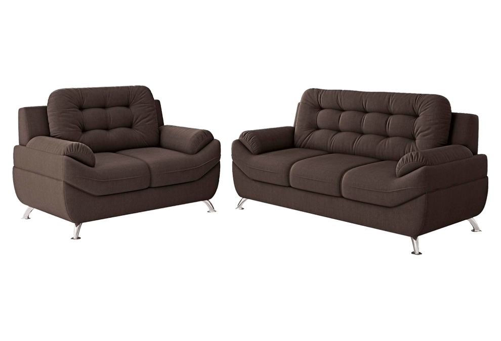 Conjunto Sofá 3e2 Lugares Linoforte Mercury