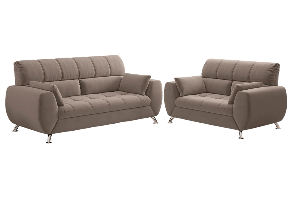 Conjunto Sofá 3/2 lugares Linoforte Bélgica