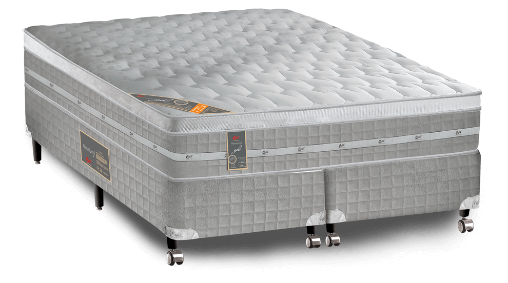 Cama Box King Size Castor Premium Gel Pocket