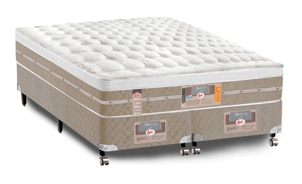 Cama Box King Size Castor Silver Star Air