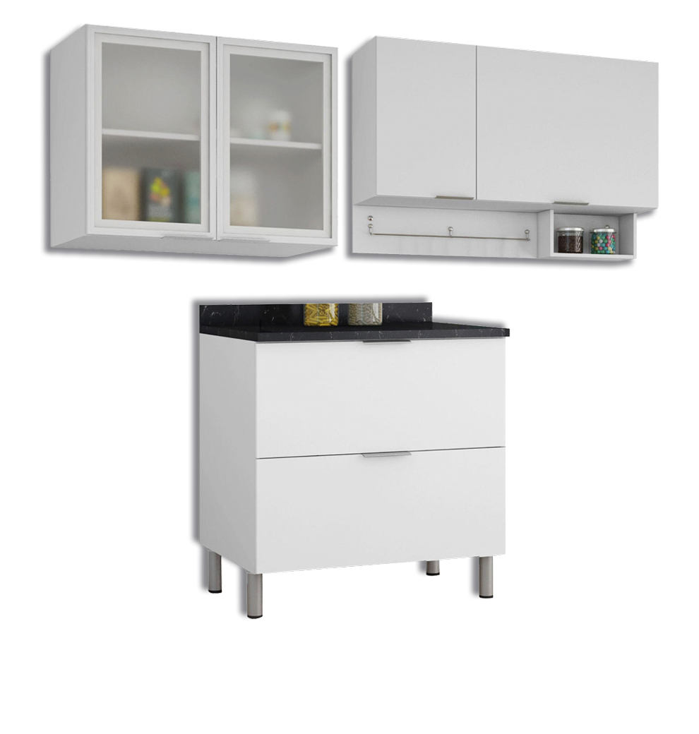Cozinha Bartira Rubi 8 peças