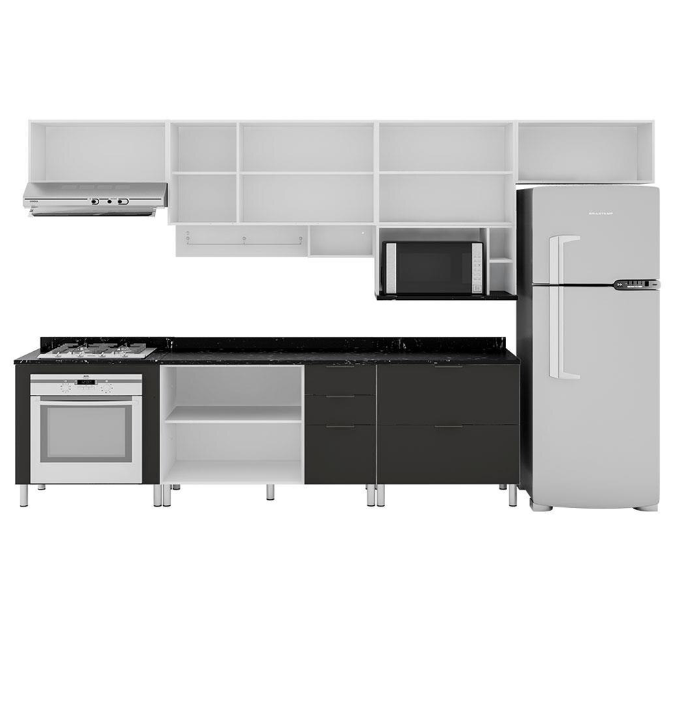 Cozinha Bartira Rubi 8 peças
