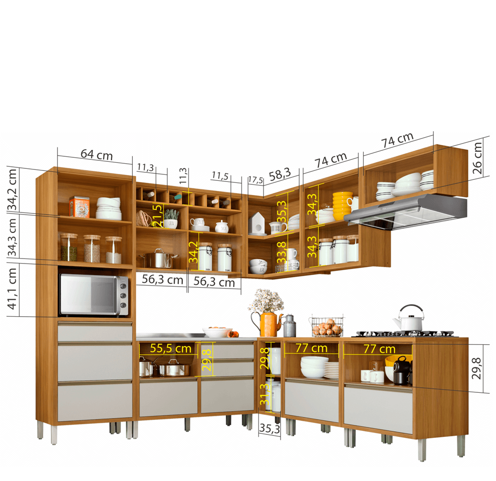 Cozinha Nesher Baronesa Peças