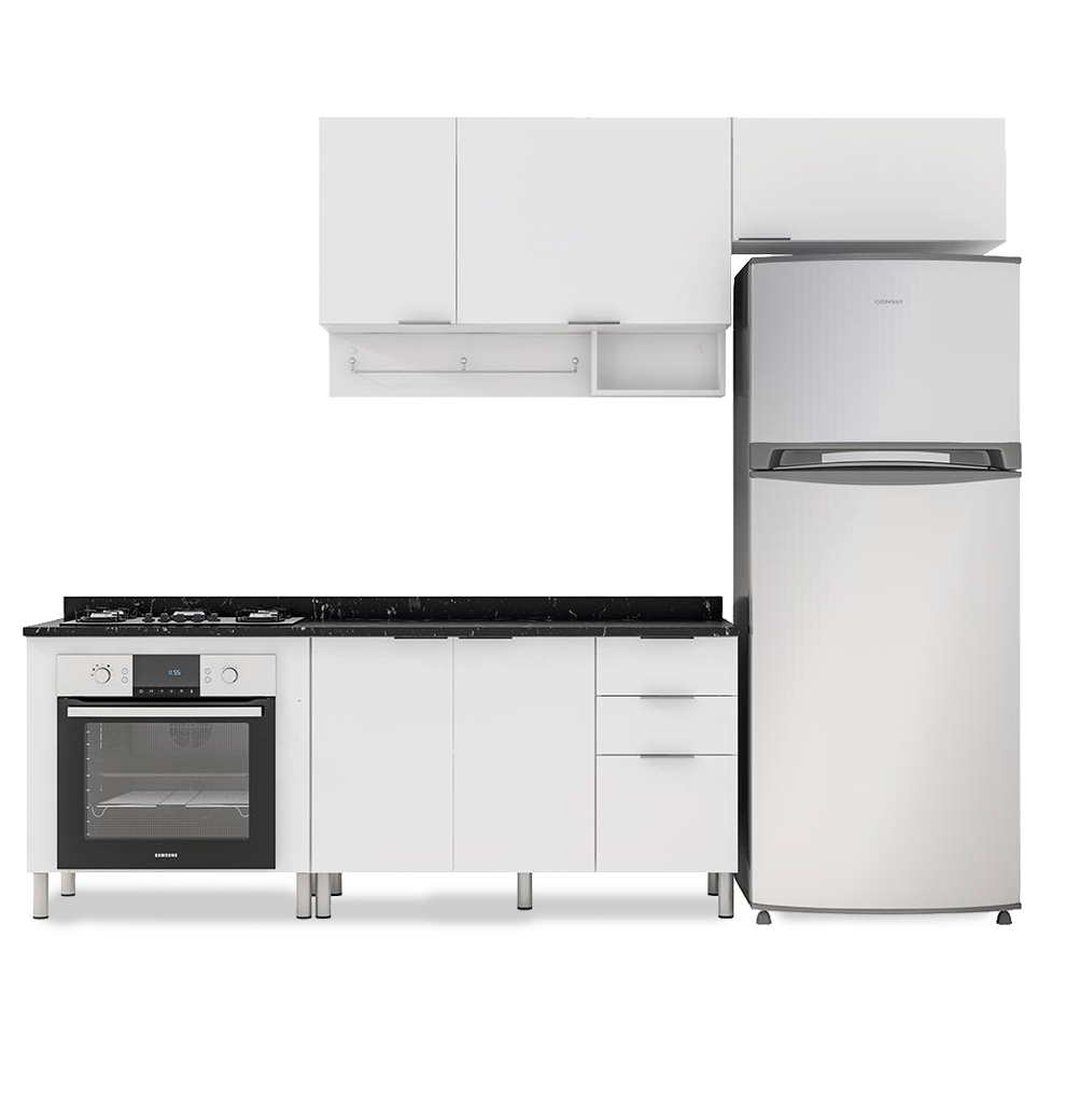 Cozinha Compacta Bartira Rubi 