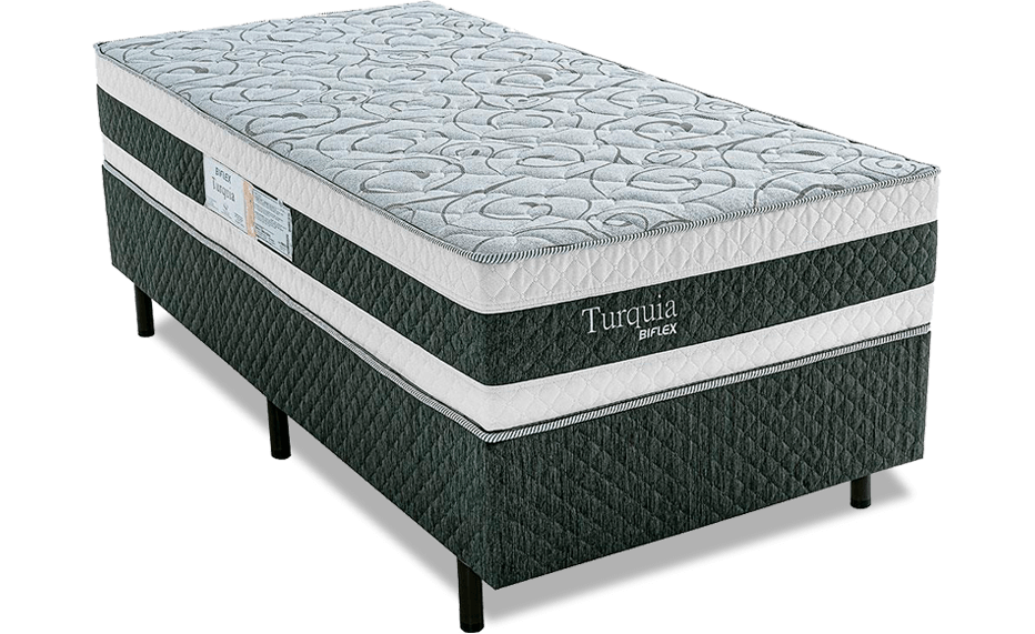 Cama Box Solteiro Biflex Turquia 