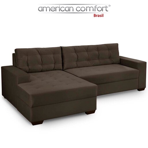 Sofá American Comfort Larissa estofado chaise