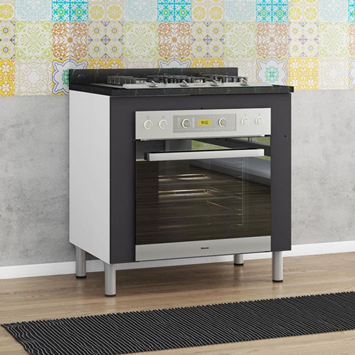 Balcão Forno Cooktop 4 Bocas Bartira Rubi