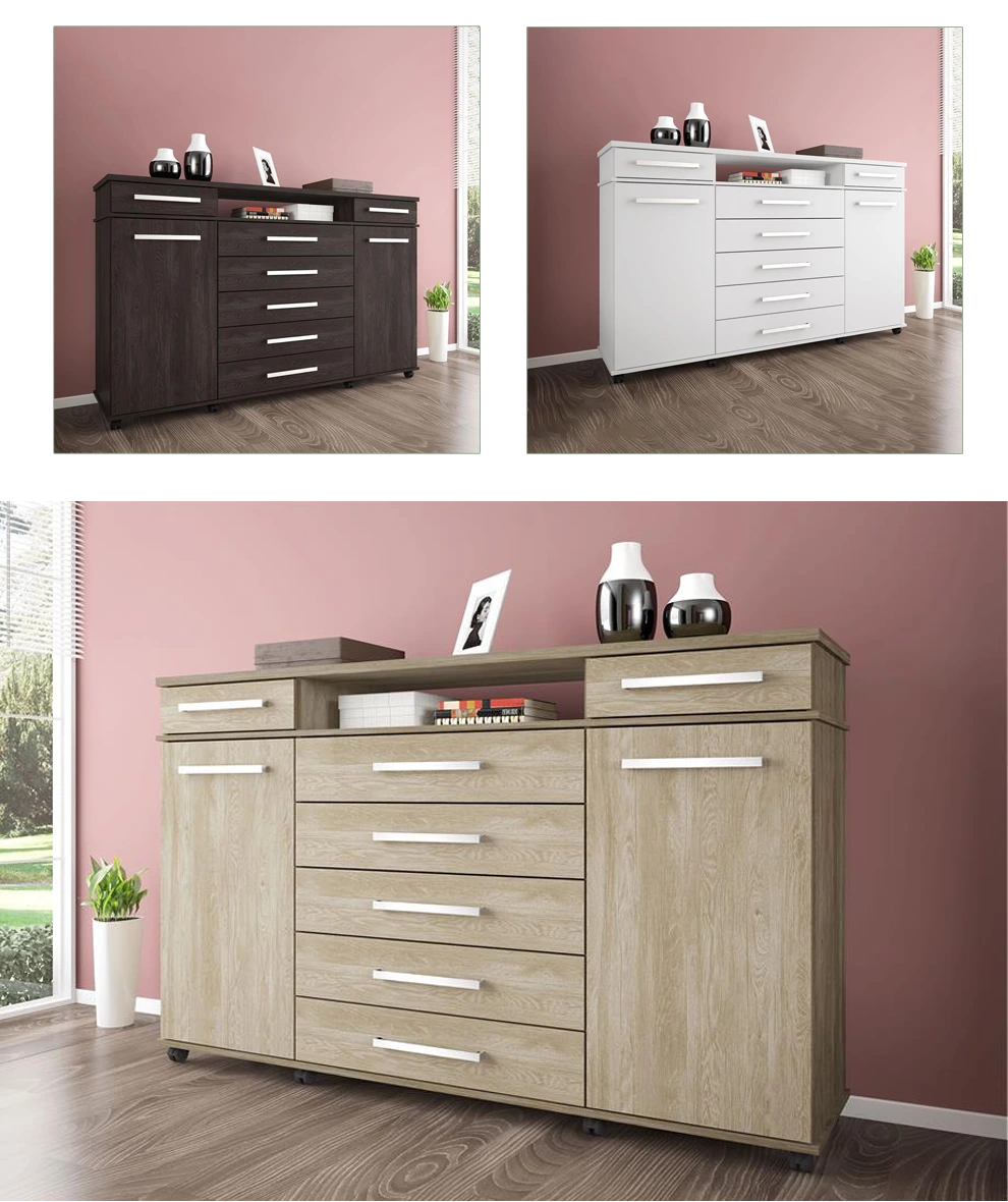 Cômoda Demóbile London 2 Portas 7 Gavetas
