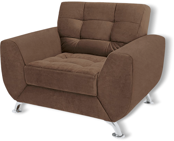 Poltrona Linoforte Larissa Tecido Suede