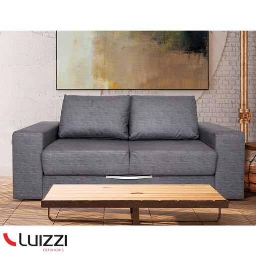 Sofá-cama Casal Luizzi Móbile tecido Suede