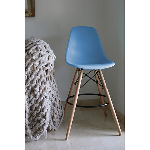Banqueta Alta Garden Life Eames Plus encosto decoração