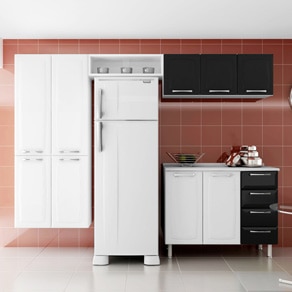cozinha compacta Itatiaia Anita Smart com 3 peças