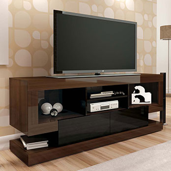 rack Artely Cayenne 2345 Imbuia Preto