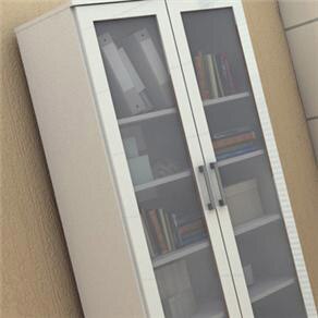 estante Politorno Livramento com 2 portas com vidro 2354 detalhe