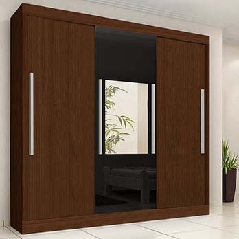 Guarda-Roupa Gelius Inovação Plus com 3 Portas e 6 Gavetas